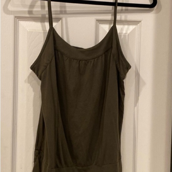 Elle Tops - Olive Green Women's Camisole Top